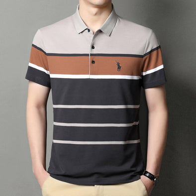 Fashion Cotton Short-Sleeved Polo Shirt