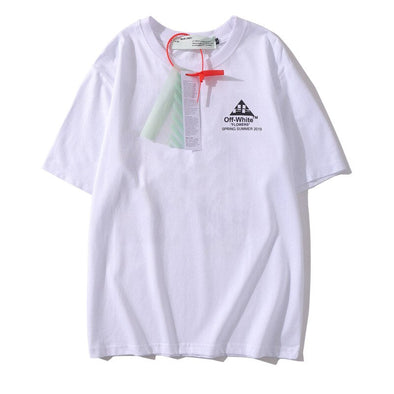 New Men T-shirt Stripe Cross Arrow Vintage