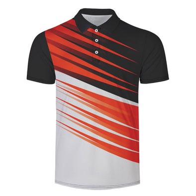 Champ Drive Golf High-Performance Red Lightning Shirt