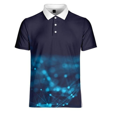 Champ Drive Golf High-Performance Digital Raindrop Shirt