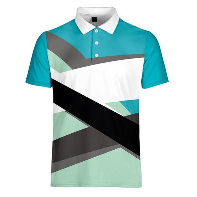 Champ Drive Golf High-Performance Blue Hill Shirt