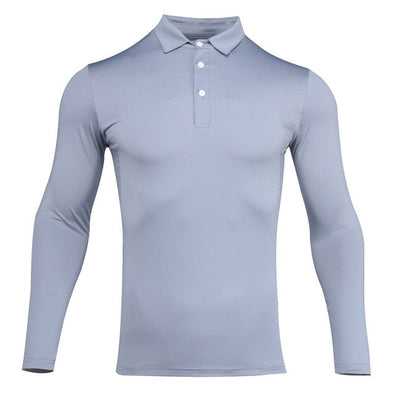 Champ Drive Golf High-Performance LS Shirt (Light Gray)