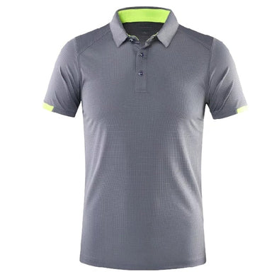 Champ Drive Golf High-Performance Shirt (Gray)