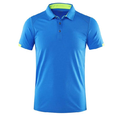 Champ Drive Golf High-Performance Shirt (Blue)