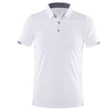 Champ Drive Golf High-Performance Shirt (White)