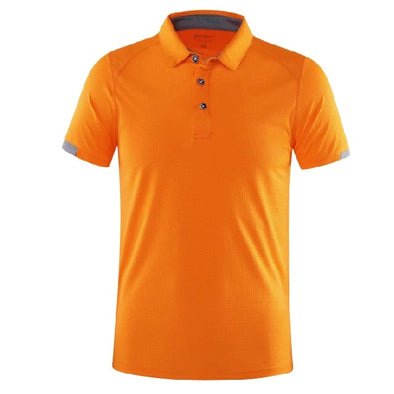 Champ Drive Golf High-Performance Shirt (Orange)