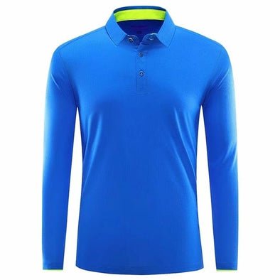 Champ Drive Golf High-Performance LS Shirt (Blue)